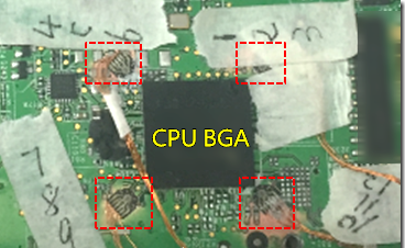 BGA錫裂，使用應(yīng)變片(Strain Gauge)量測(cè)電路板到底哪個(gè)環(huán)節(jié)產(chǎn)生較大變形量