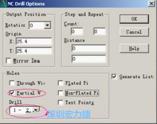 轉(zhuǎn)完Gerber后，接著還需轉(zhuǎn)鉆孔，通孔和盲、埋孔的轉(zhuǎn)法有所不同，轉(zhuǎn)通孔只須點(diǎn)擊Add，在彈出的窗口Document Name輸入文件名