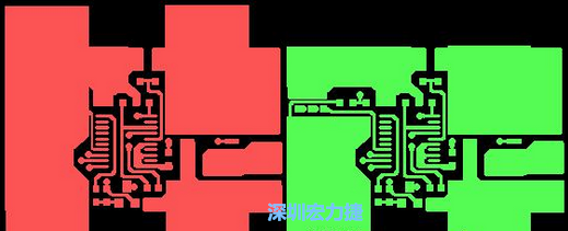 此操作可使文件中大部分的焊盤輸出后仍為焊盤，不會(huì)成為線性焊盤，并且不會(huì)產(chǎn)生像下圖一樣的短路情況