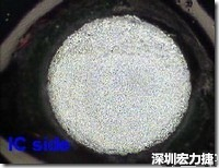 紅墨水染紅測(cè)試分析-IC面，允收
