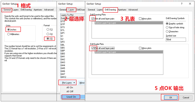 輸出Gerber部分，F(xiàn)ile下選擇 Gerber Files